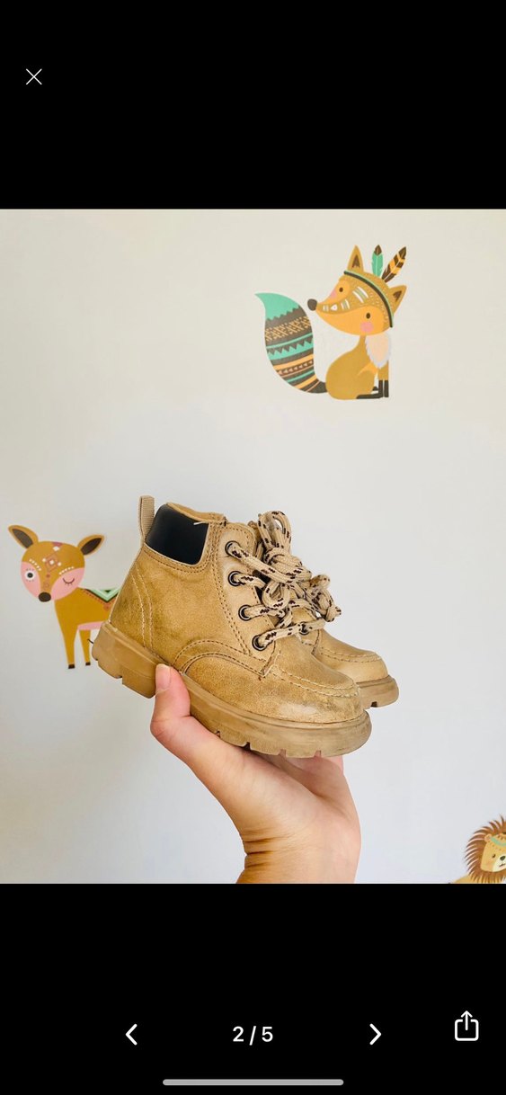 Bej Süet Erkek Çocuk Botları - Görsel 2