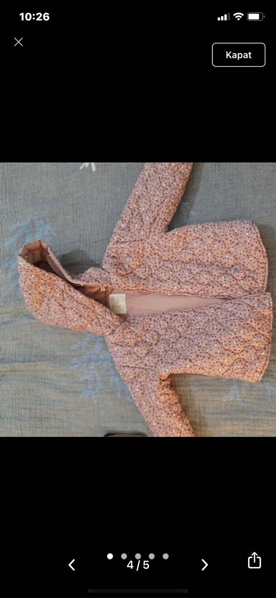 Zara kız çocuk mont 2si 1arada - Görsel 4