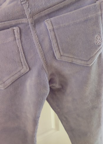 lila kadife Benetton pantolon