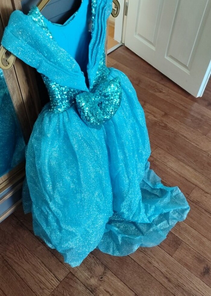 Elsa abiye elbise - Görsel 2