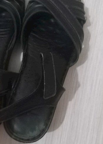 Diğer Kadın Siyah Dolgu Topuklu Sandalet