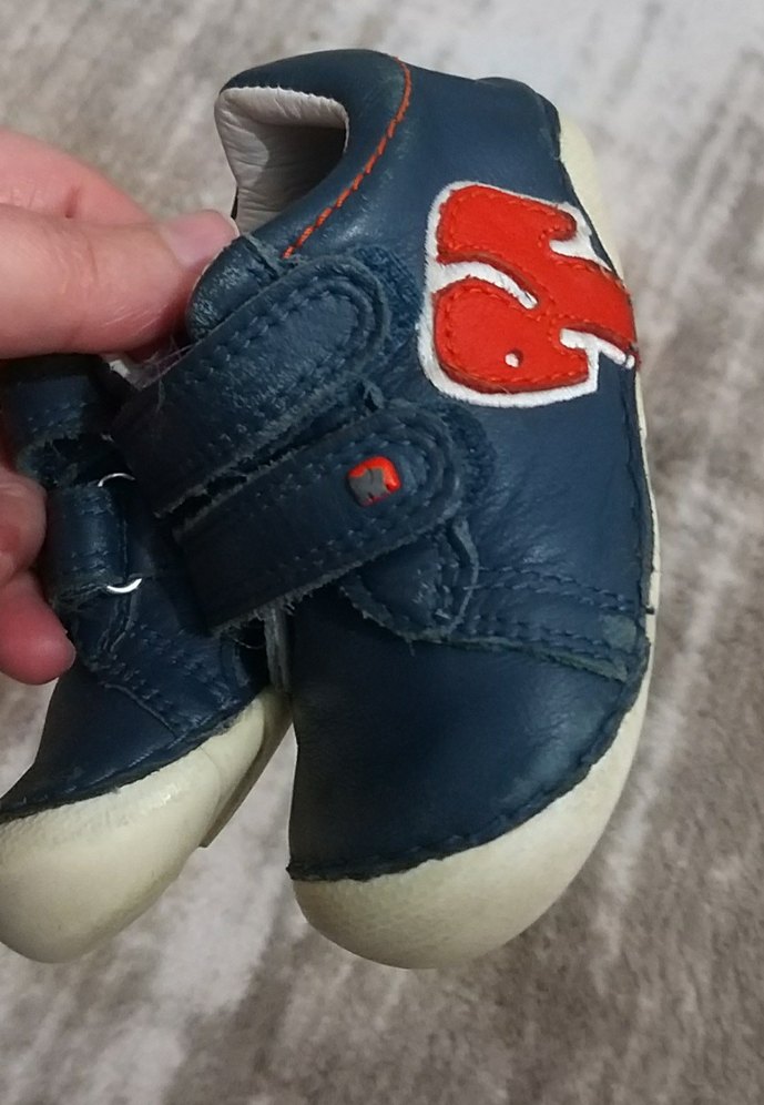 Mavi Erkek Bebek İlk Adım Ayakkabısı - Görsel 3