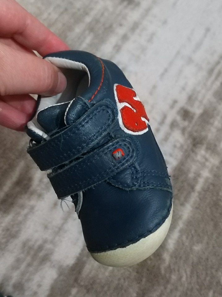 Mavi Erkek Bebek İlk Adım Ayakkabısı - Görsel 2