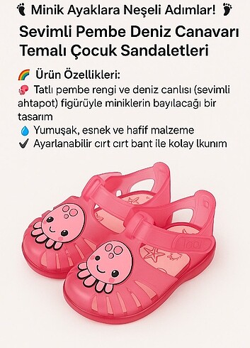 İgor 20 numara ahtapot sandalet