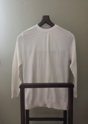 Kadın Beyaz Keten Salaş Triko - Görsel 10