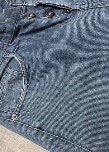 LC Waikiki Düğmeli Gri Mavi Erkek Kot Pantolon