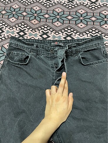 32 Beden siyah Renk Kot pantolon