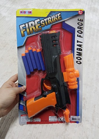 Renkli Turuncu Oyuncak Tabanca