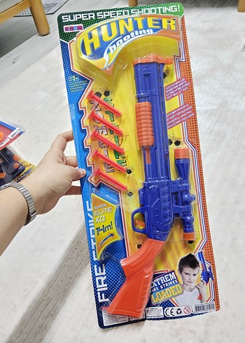 Renkli Oyuncak Tüfek Seti