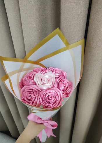 solmayan gül büketi - Görsel 7