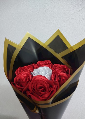 solmayan gül büketi - Görsel 2