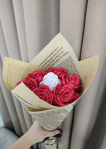 solmayan gül büketi - Görsel 3