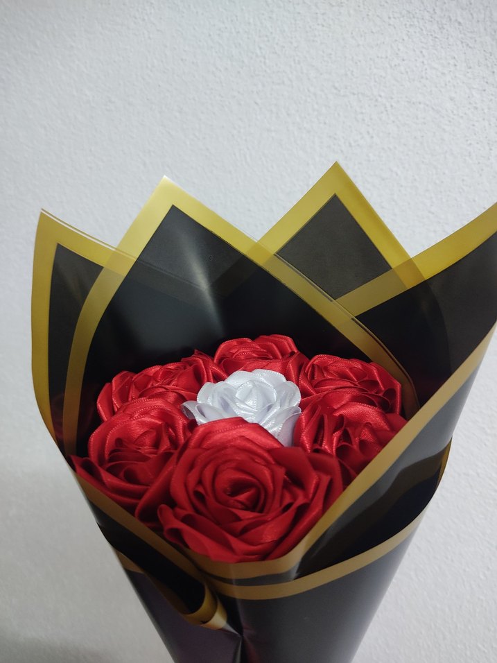 solmayan gül büketi - Görsel 2