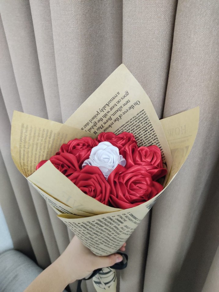 solmayan gül büketi - Görsel 3