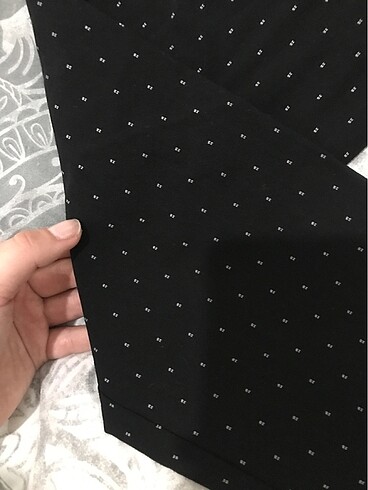 xl Beden siyah Renk Desenli kumaş pantolon