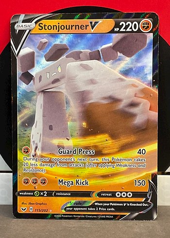 Stonjourner V Pokemon Kartı