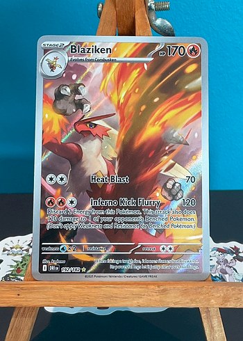 Blaziken IR Pokemon Kartı