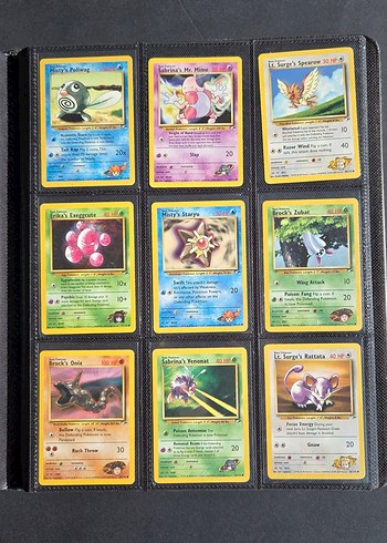 2000 GYM Serisi Pokemon Kartları