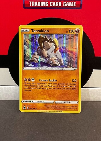 Terrakion Holo 97/195 Pokemon Kart 