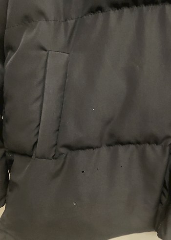 Siyah Fermuarlı Kadın Kışlık Mont - Görsel 2