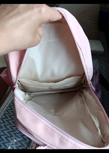 Pembe Pastel Çocuk Okul Çantası - Görsel 3