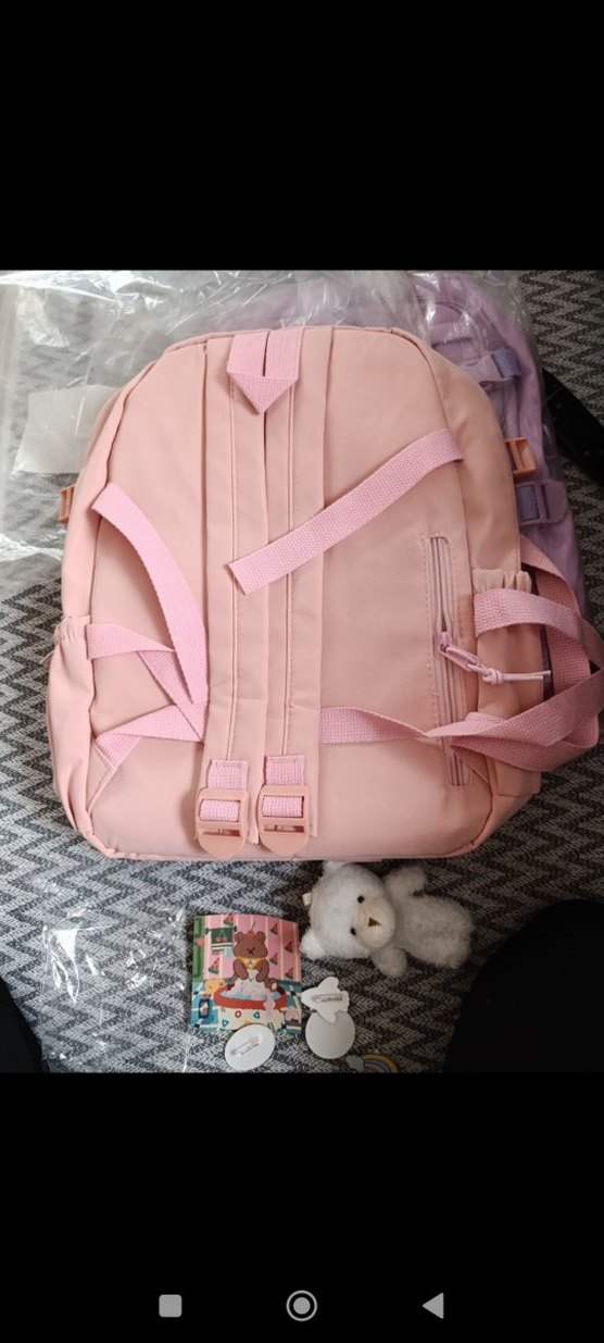 Pembe Pastel Çocuk Okul Çantası - Görsel 4