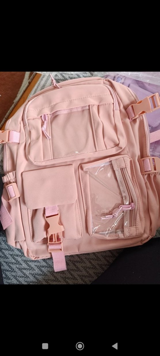 Pembe Pastel Çocuk Okul Çantası - Görsel 2