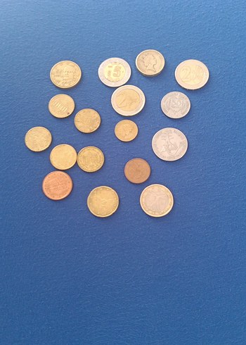 çeşitli bozuk paralar - Görsel 2