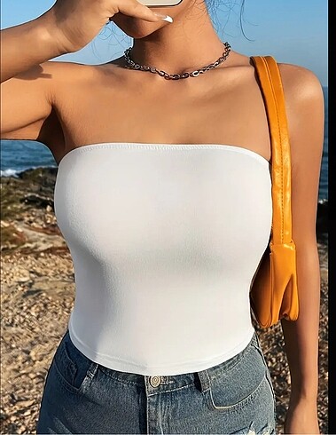 Straplez Crop