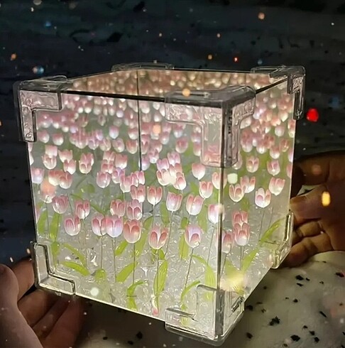 Ledli Solmayan Çiçek Hediyelik