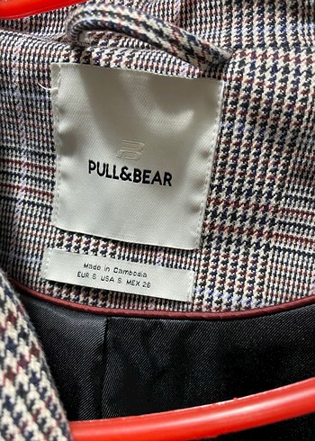 Kadın Ekoseli Kahverengi Midi ceket - Görsel 2