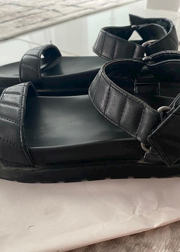 Kadın Siyah  Sandalet - Görsel 3