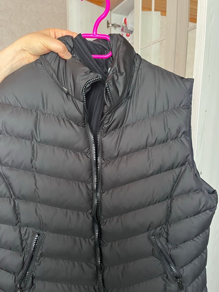 Kadın Gri Kapitone Fermuarlı Yelek - Görsel 4