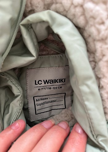 LC Waikiki Kız Çocuk Gri Kapüşonlu Fermuarlı Mont