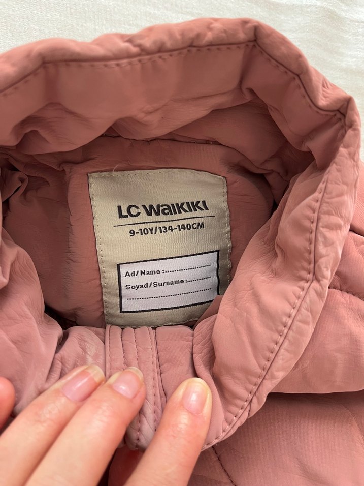 Pembe Düğmeli Kadın Keten Ceket - Görsel 3