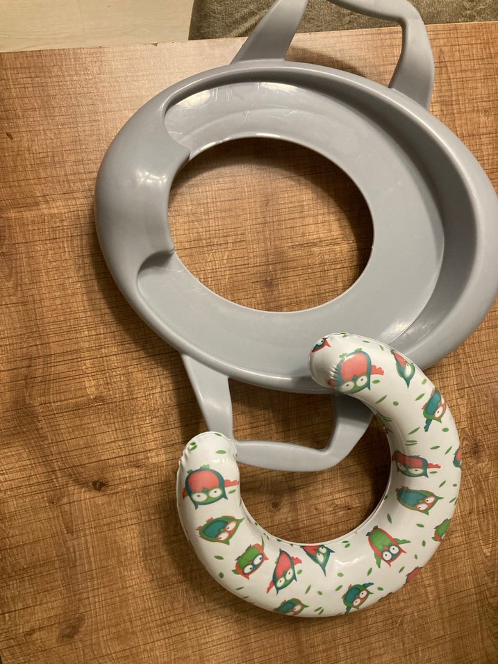 Gri Baykuş Desenli Çocuk Tuvalet Adaptörü - Görsel 3