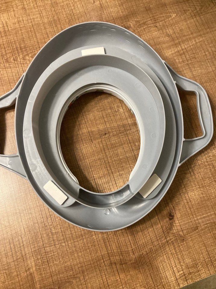 Gri Baykuş Desenli Çocuk Tuvalet Adaptörü - Görsel 2