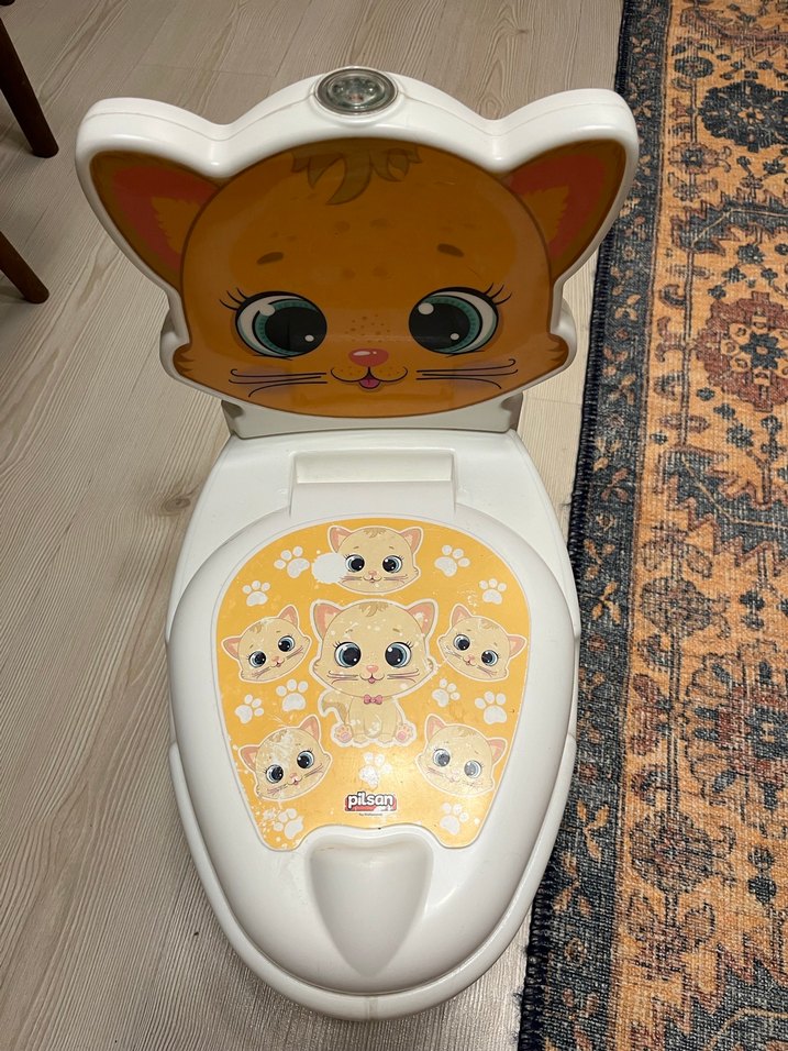 Kedi Figürlü Bebek Lazımlığı - Görsel 2