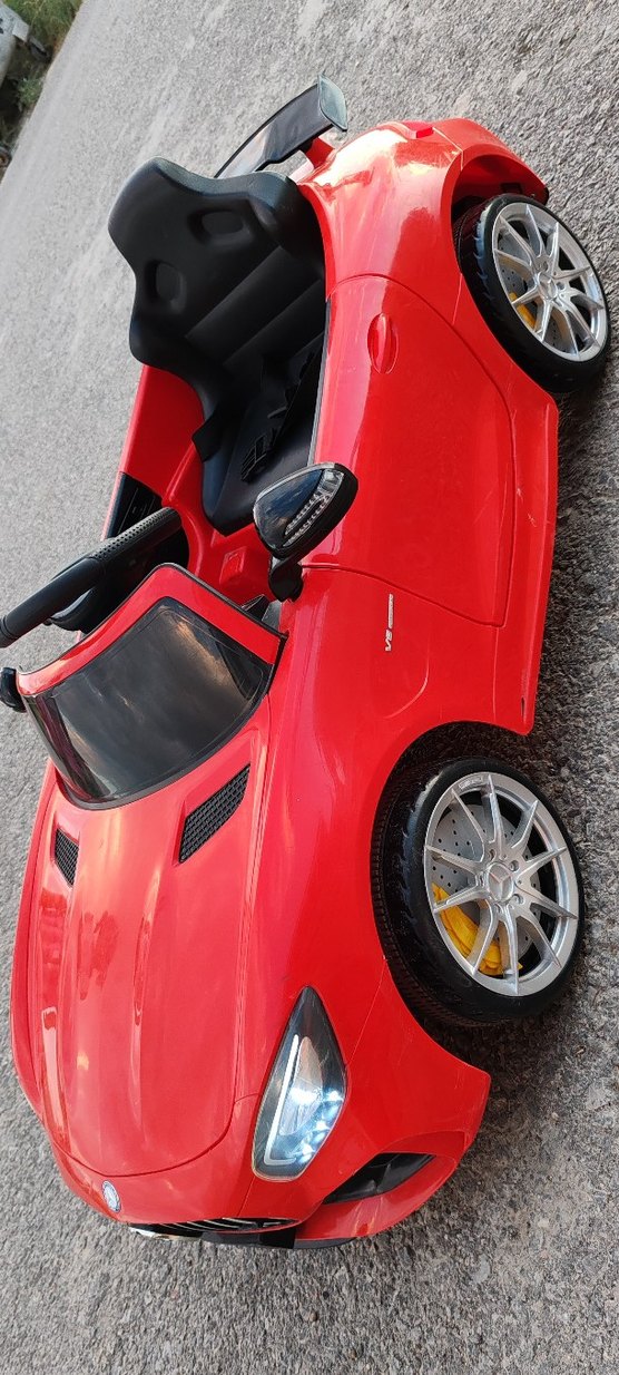 Kırmızı ükülü Çocuk Araba - Görsel 2