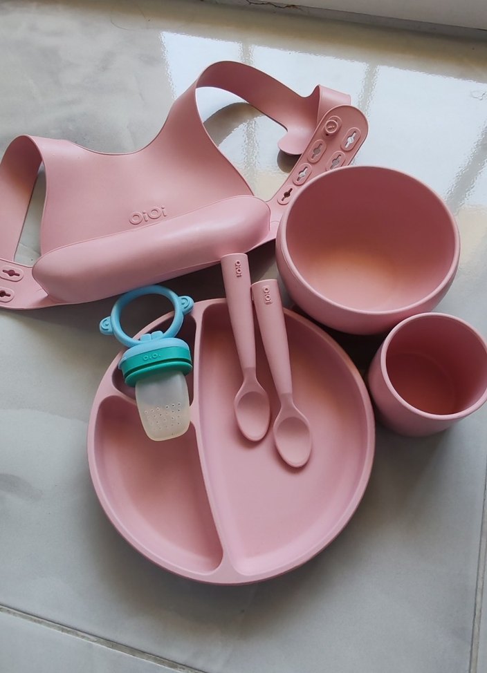 Pastel Pembe Çocuk Yemek Seti - Görsel 2