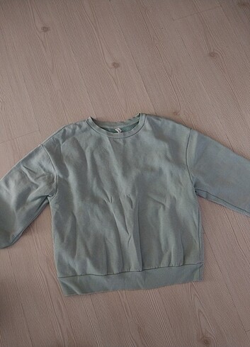 Turkuaz rengi sweatshirt 