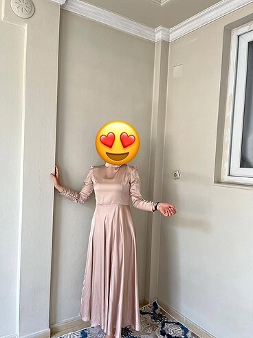 Saten abiye (özel dikim)