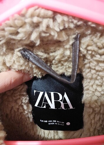 Zara Zara suni kürklü mont