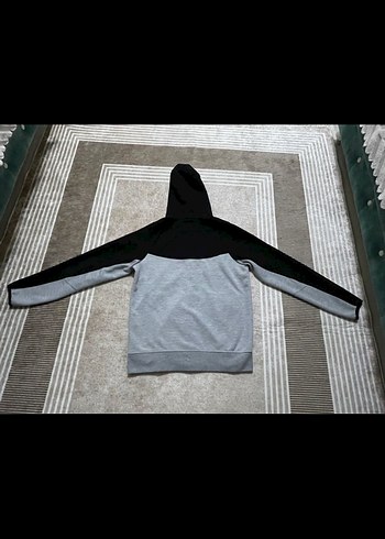 Nike Nike Kapüşonlu Gri Fermuarlı Erkek Sweatshirt