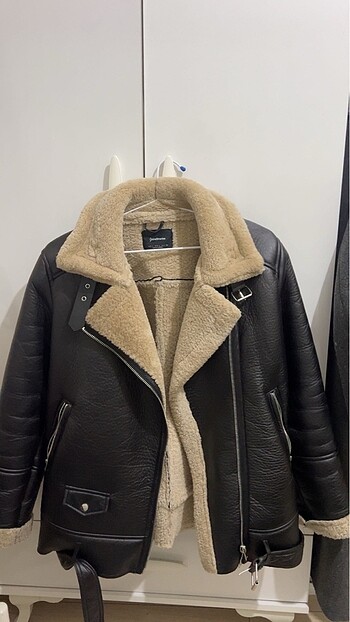 Stradivarius Stradivarius deri biker ceket