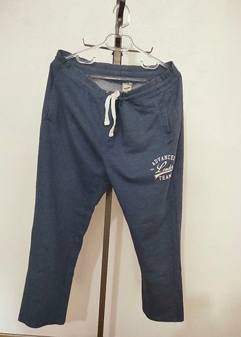 Erkek Mavi Denim Sweatpants