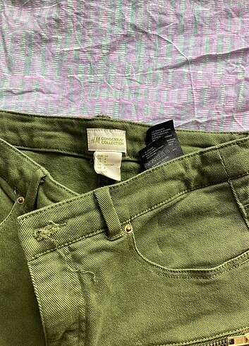 xs Beden H&M Yeşil Pantolon 
