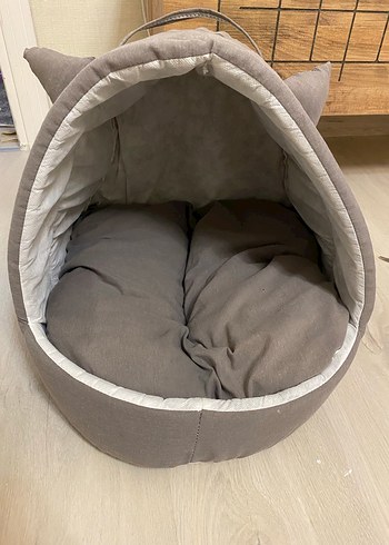 Gri Kedi Yatağı Kapanabilir Tasarım - Görsel 3