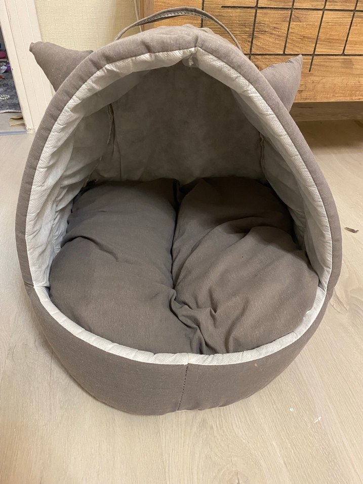Gri Kedi Yatağı Kapanabilir Tasarım - Görsel 3