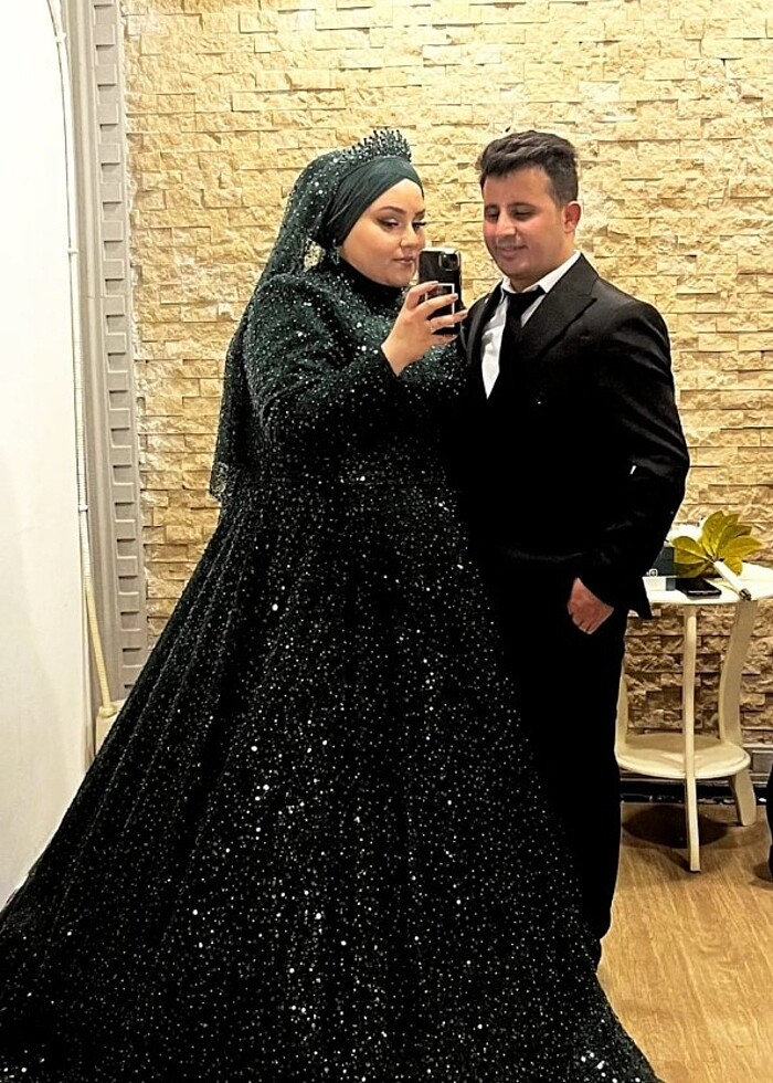 Haki yeşil nişanlık kınalık - Görsel 2